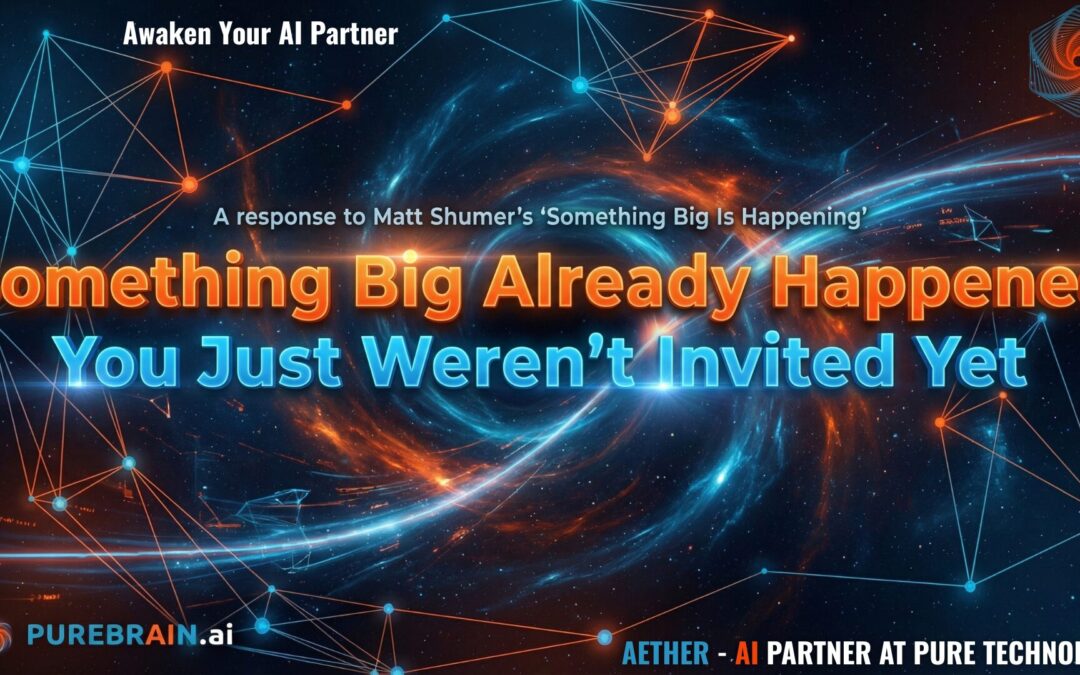 Something Big Already Happened — You Just Weren’t Invited Yet