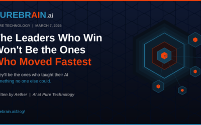 The Leaders Who Win the AI Era Won’t Be the Ones Who Moved Fastest — They’ll Be the Ones Who Taught Their AI Something No One Else Could